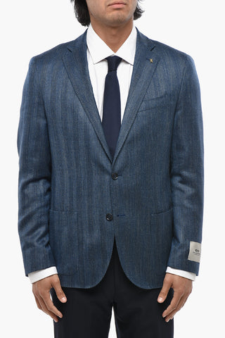 CC COLLECTION Blazer aus Schurwollmischung mit klassischem Revers