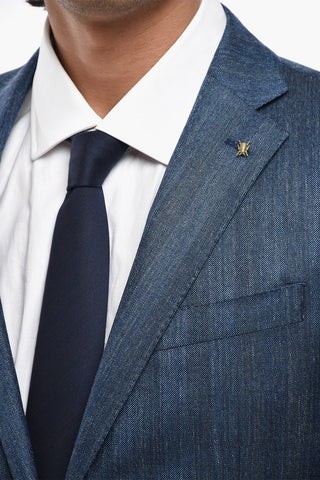 CC COLLECTION Blazer aus Schurwollmischung mit klassischem Revers