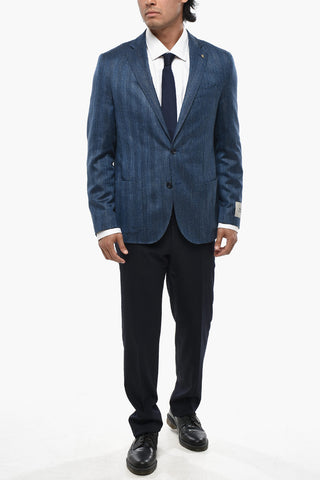 CC COLLECTION Blazer aus Schurwollmischung mit klassischem Revers