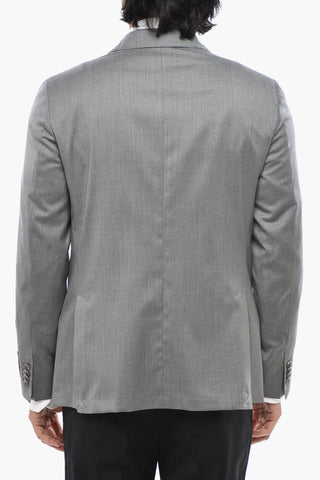 CC COLLECTION Virgin Wool Jacket with Patch Pockets