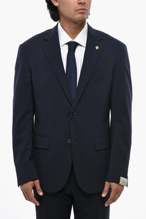 CIRCLE Ungefütterter Blazer aus Stretch-Schurwolle
