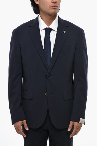 CIRCLE Blazer Sfoderato in Lana Vergine Stretch