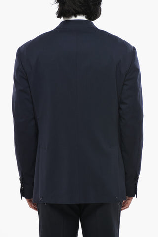 CIRCLE Blazer Sfoderato in Lana Vergine Stretch