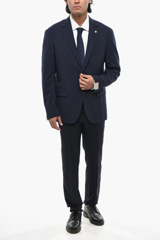 CIRCLE Blazer Sfoderato in Lana Vergine Stretch