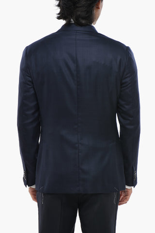 Wool And Silk Double-Breasted Blazer GATE