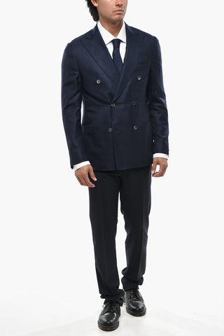 Wool And Silk Double-Breasted Blazer GATE