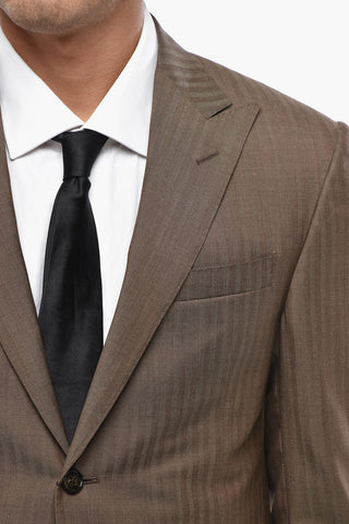 Abito Herringbone ACADEMY con Rever a Lancia