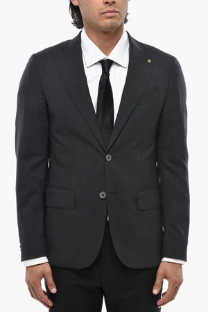CC COLLECTION Blazer in Lana Vergine con Rever Classico