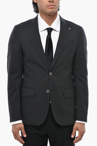 CC COLLECTION Blazer in Lana Vergine con Rever Classico