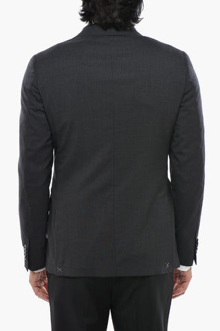 CC COLLECTION Blazer in Lana Vergine con Rever Classico