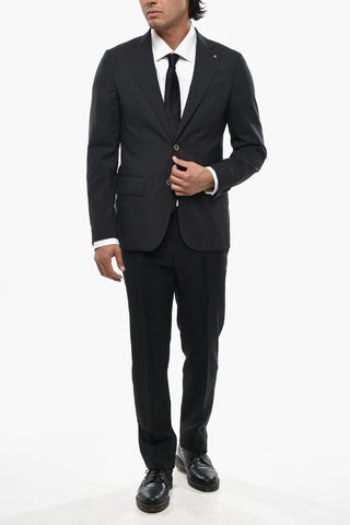 CC COLLECTION Blazer in Lana Vergine con Rever Classico
