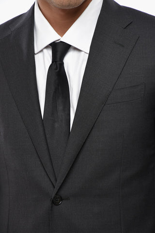 Blazer 2 Bottoni in Lana Vergine con Rever Classico