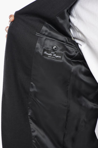 Blazer 2 Bottoni in Lana Vergine con Rever Classico