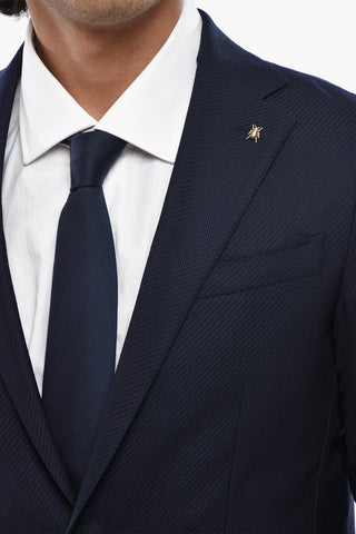 CC COLLECTION Blazer aus reiner Schurwolle mit aufgesetzten Taschen