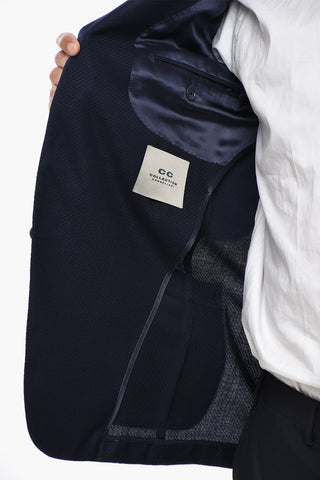 CC COLLECTION Blazer aus reiner Schurwolle mit aufgesetzten Taschen
