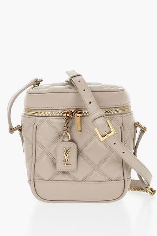 Quilted Leather Shoulder Bag VANITY 80'S
