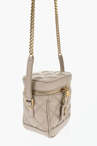 Quilted Leather Shoulder Bag VANITY 80'S