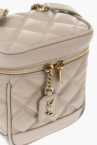 Quilted Leather Shoulder Bag VANITY 80'S