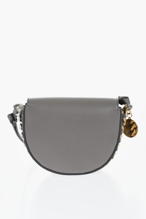 Borsa a Spalla in Eco-pelle con Dettaglio Chain