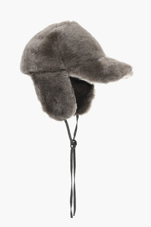 Cappello Baseball in Pelliccia con Para Orecchie
