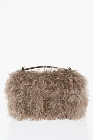 Borsa in Shearling con Catena