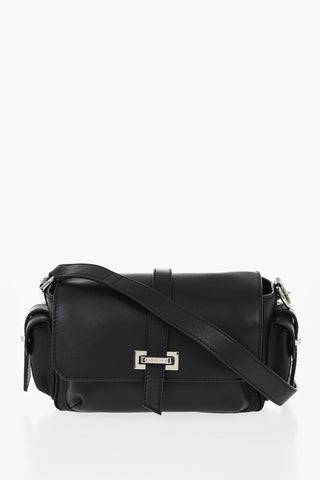 Leder-Umhängetasche Mit Mehreren Taschen