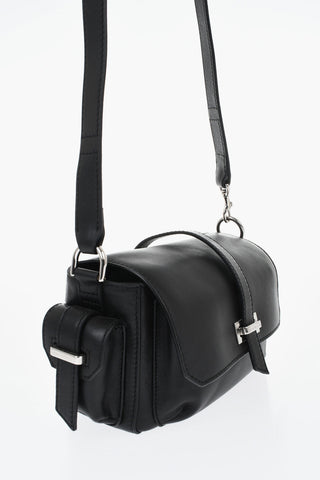 Leder-Umhängetasche Mit Mehreren Taschen