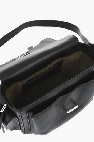 Leder-Umhängetasche Mit Mehreren Taschen