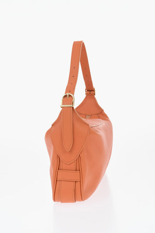 Hammered Leather Shoulder Bag