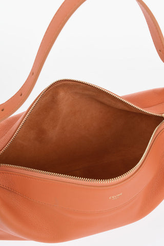 Hammered Leather Shoulder Bag