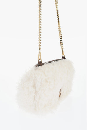 Shearling Bag With Chain