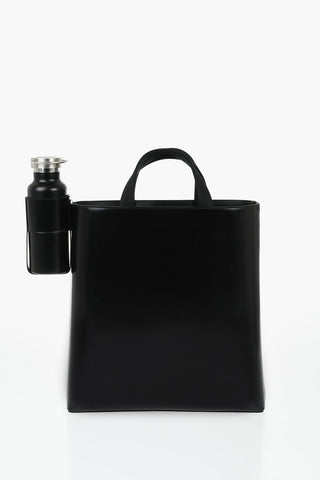Tote Bag aus gebürstetem Leder mit passender Trinkflasche