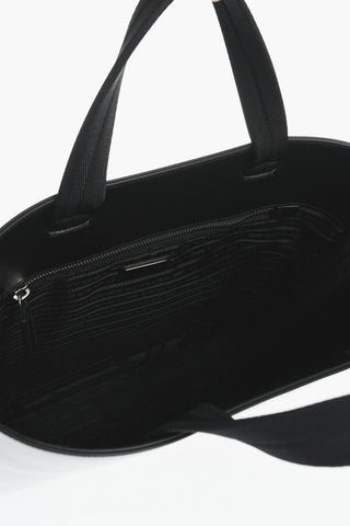 Tote Bag aus gebürstetem Leder mit passender Trinkflasche