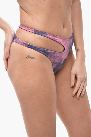 Tie-Dye-Bikini-Set mit Cut-out