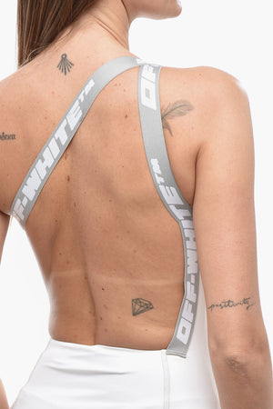 Costume Intero Monospalla con Spalline Logate