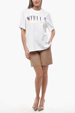 Rundhals-T-Shirt STELLA Aus Baumwolle Mit Bedrucktem Logo