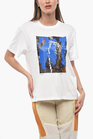 Rundhals-T-Shirt BARNEYS Mit Frontprint