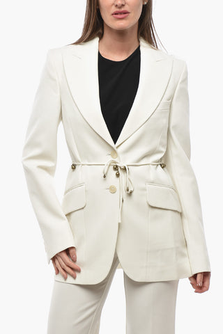Wool-Blend Twill Slim-Fit Blazer