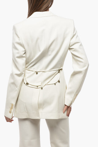 Wool-Blend Twill Slim-Fit Blazer