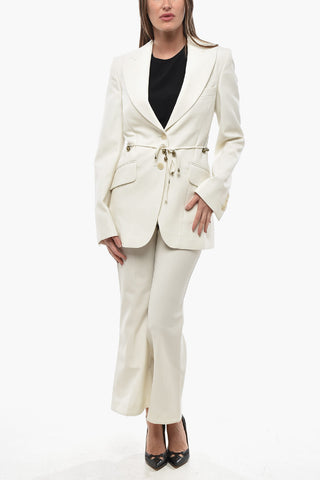 Wool-Blend Twill Slim-Fit Blazer