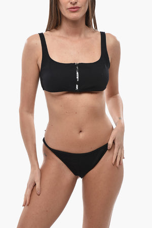 Bikini-Set mit vorderem Reißverschluss
