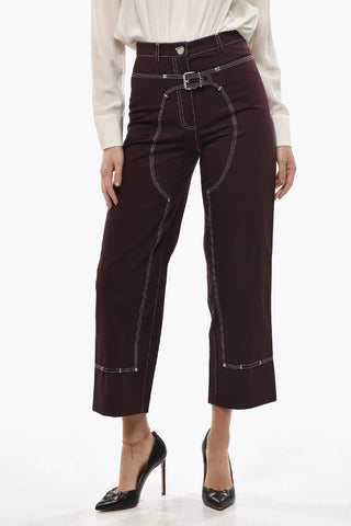 Hose aus Baumwolle WORKWEAR mit sichtbaren Nähten