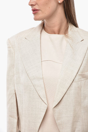 Cropped-Fit Blazer ADLEY with Lance Lapel