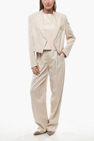 Cropped-Fit Blazer ADLEY with Lance Lapel