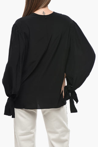 Chiffon Blouse JADEN With Bow Sleeves
