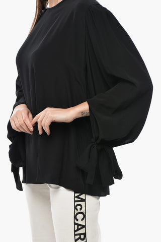 Chiffon Blouse JADEN With Bow Sleeves