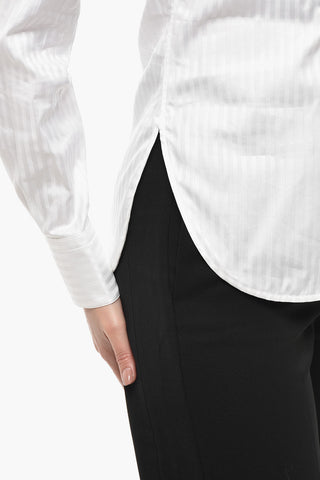 Tuxedo-Hemd PLASTRON aus Jacquard-Baumwolle