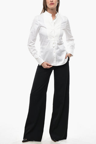 Tuxedo-Hemd PLASTRON aus Jacquard-Baumwolle