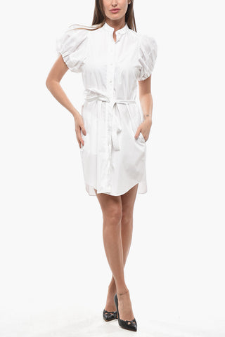 Baumwoll-Hemdkleid ANASTASIA mit Puffärmeln