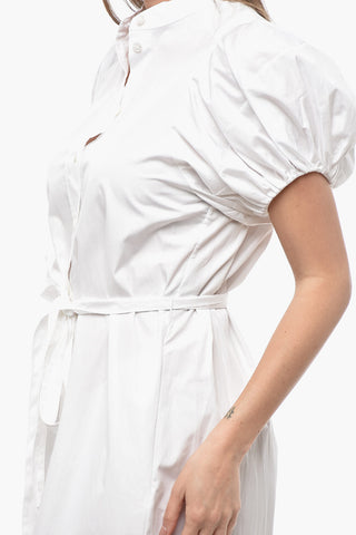 Baumwoll-Hemdkleid ANASTASIA mit Puffärmeln